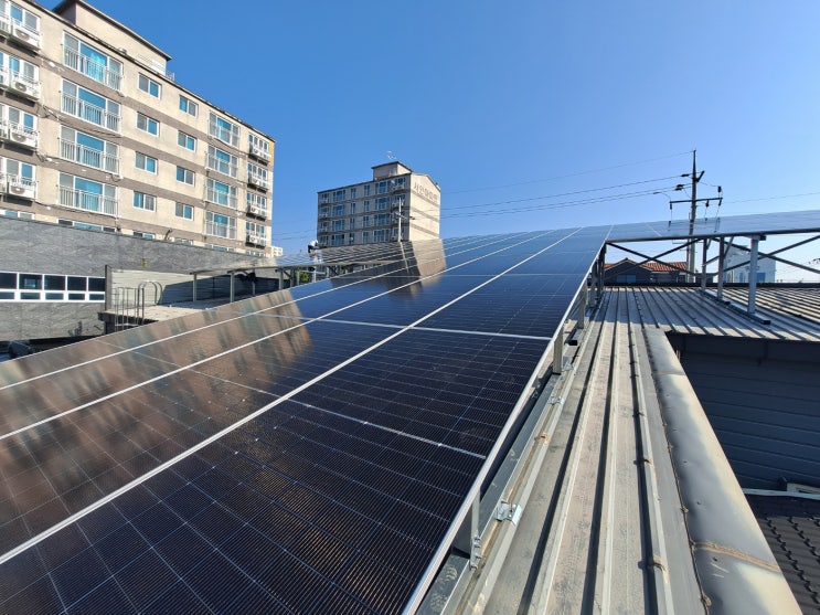  [경남 창녕] CU편의점 위 태양광발전소 70kWp 구조물 납품 및 공사