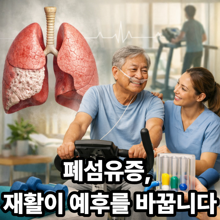  폐섬유증 재활치료가 중요한 이유｜숨 쉬는 힘을 지키는 관리법