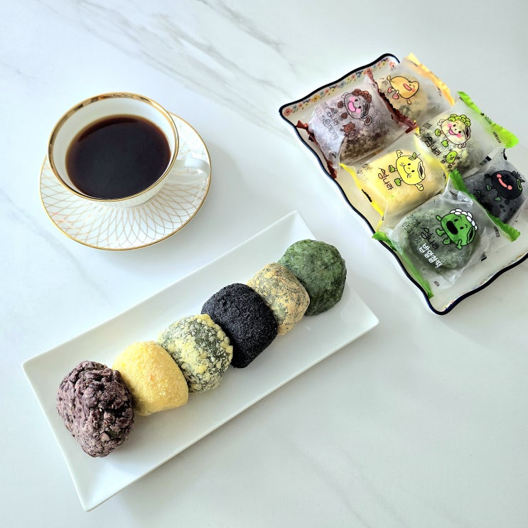  제주오메기떡맛집 아침식사 대용음식 섬나라오메기떡 6종 혼합 세트