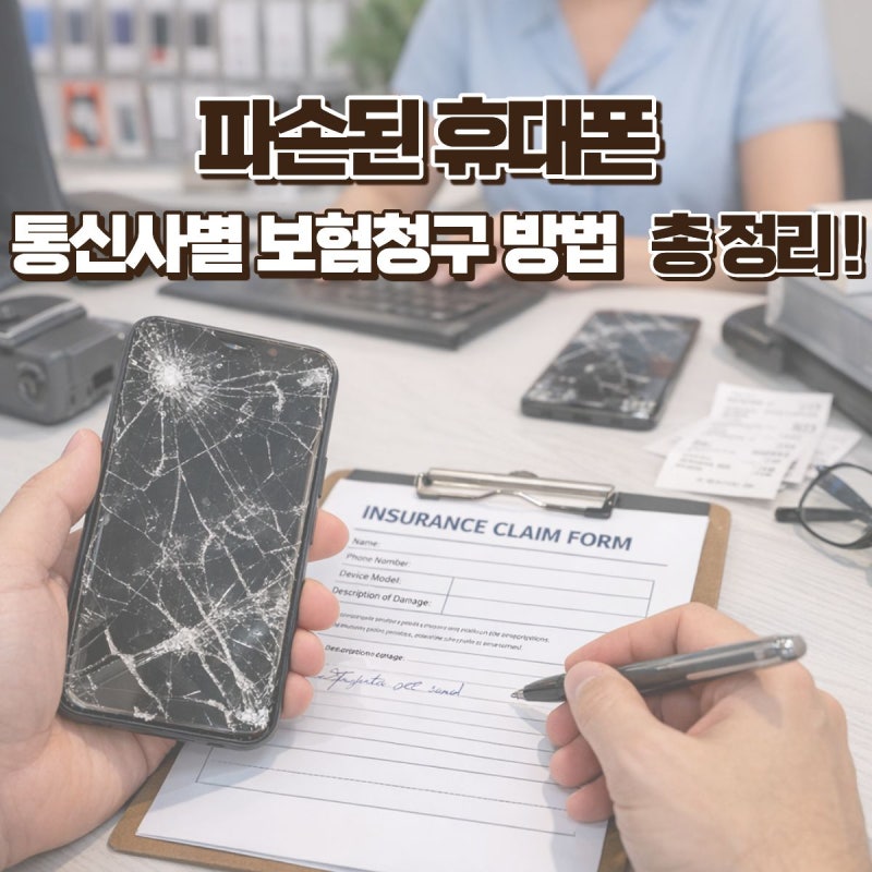 통신사 별 휴대폰 보험청구 총 정리 ❗❗