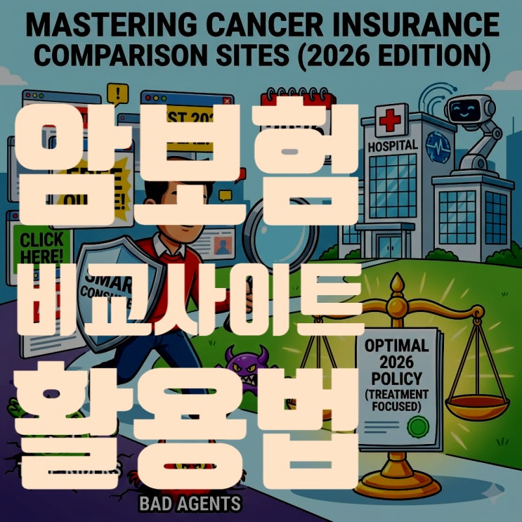  암보험 비교사이트 200% 활용법: 광고에 속지 않고 '진짜 옥석' 가리는 법 (2026년 최신판)
