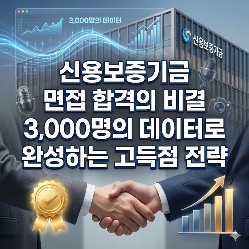 신용보증기금 면접 합격의 비결 3,000명의 데이터로 완성하는 고득점 전략
