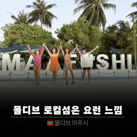  몰디브 자유여행 마푸시섬 분위기 + 가성비 호텔 대추천