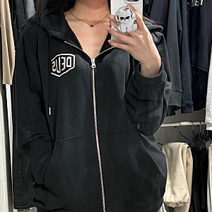 데우스 후드집업 Deus Ex Machina College Address Hoodie Zip Up Black 후기