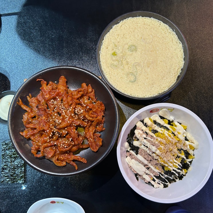  율전동맛집 정든닭발 무뼈닭발 후기｜룸형식 테이블이라 더 좋았던 곳