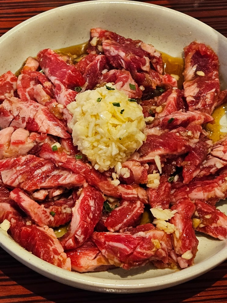  안산가족모임 고잔동 소고기 맛집 마늘 양념갈비 고잔갈비