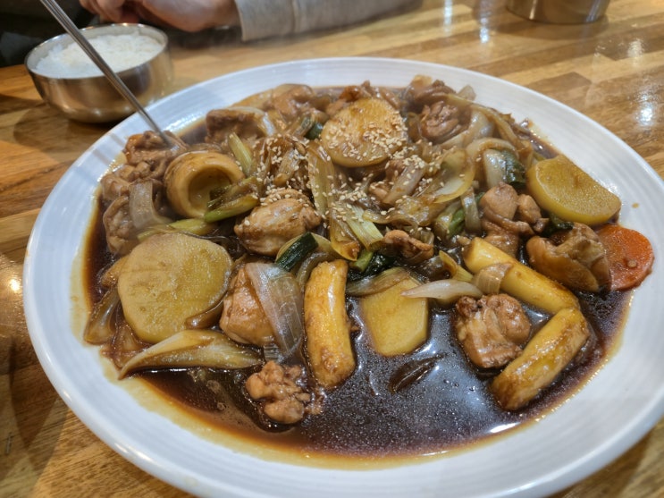  한일커플 데이트AV 배우 남친과 대구 성서맛집 성서 도도찜닭 방문기 찜닭 데이트