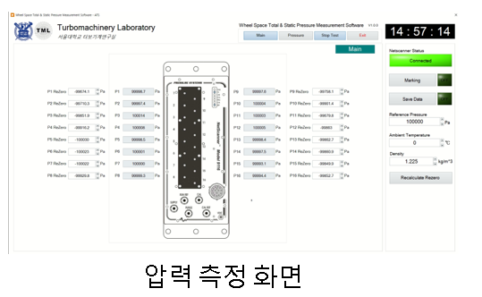  압력 모니터링 소프트웨어 개발(9116 NetScanner)