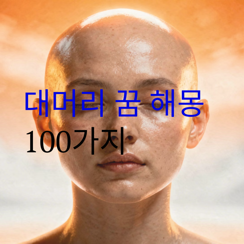 대머리 꿈, 상실 너머의 지혜, 혹은 새로운 시작: 대머리 꿈 해몽 100가지 - 대머리 꿈, 대머리 ....