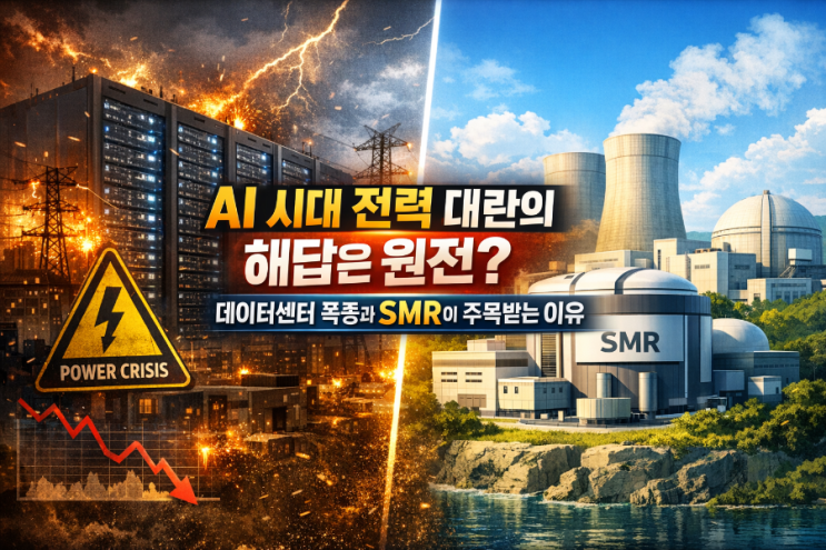  AI 시대 전력 대란의 해답은 원전? 데이터센터 폭증과 SMR이 주목받는 이유