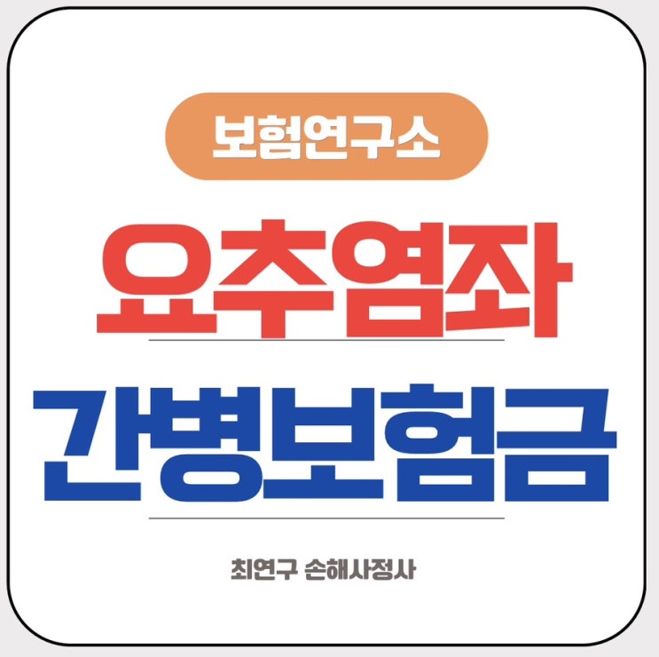  요추 염좌와 간병비 보험금의 손해사정 사례