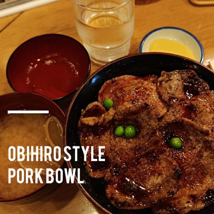  홋카이도 오비히로 I 현지인 맛집 I 부타동 부타하게 I 카레 인디안 후기