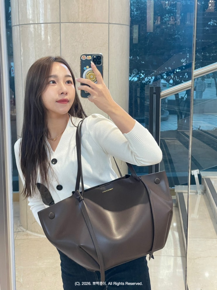  찰스앤키스 토트백으로 완성하는 여자 보부상 가방 추천 !