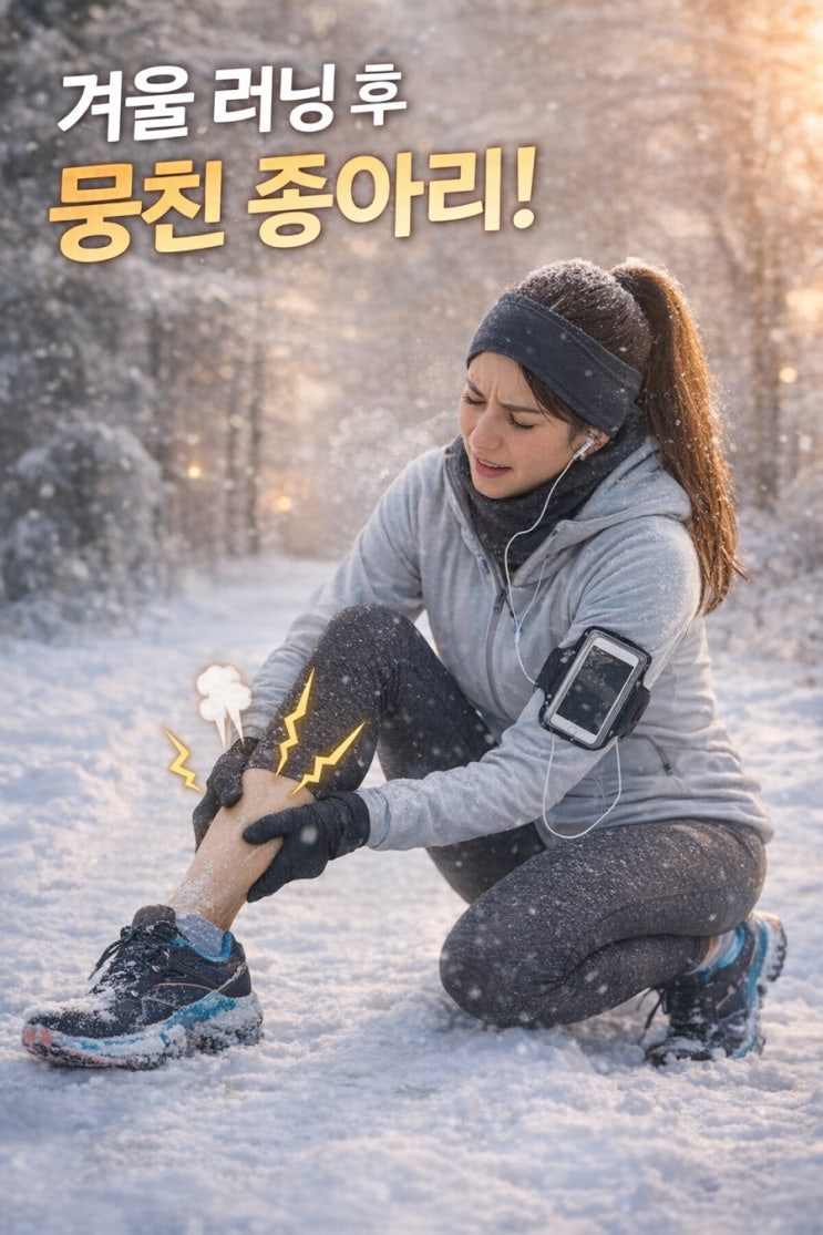  초보 러너의 72차 일지! (겨울 러닝 후 자꾸 올라오는 종아리 통증!!)