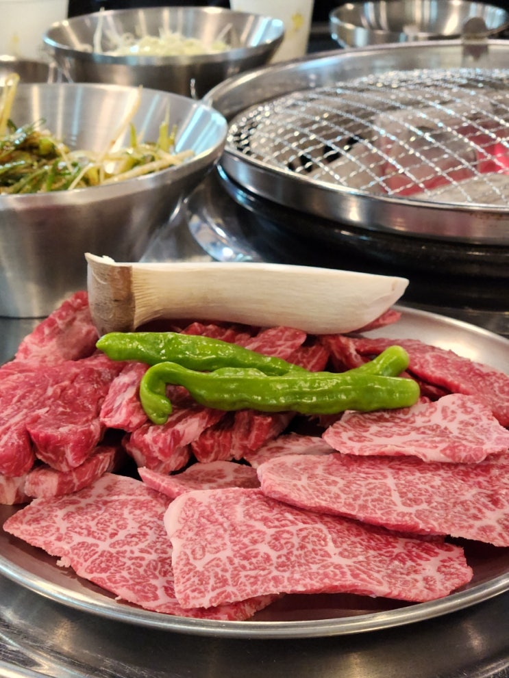  토지금고고기집 용현동 한우맛집 고재한우 대만족