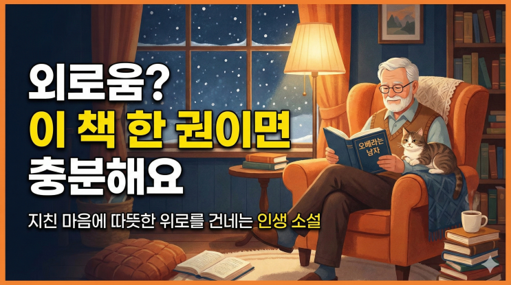  외로움이 밀려올 때 꼭 읽어야 할 힐링 소설 「오베라는 남자」