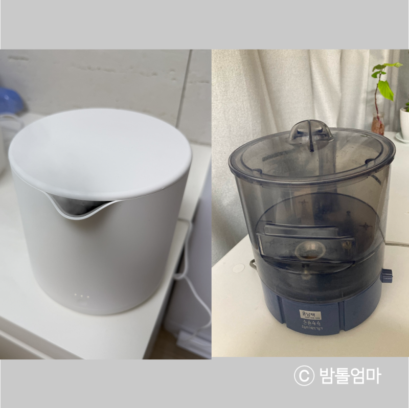 윤남텍 가습기 엔퍼센트 가습기 비교 사용 후기 (신생아 가습기 아기 가습기 추천)
