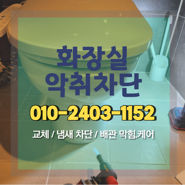 화장실 똥 냄새 제거ㅣ변기 교체 없이 해결