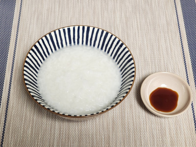 대장내시경 햇반 밥으로 흰죽 끓이는법