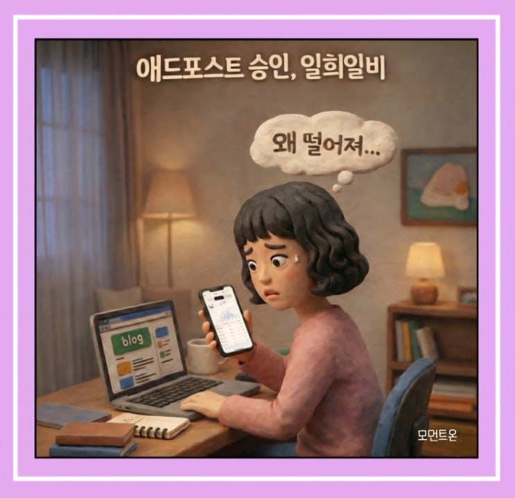  애드포스트 승인 후 10일, '일희일비'의 늪에서 빠져나온 솔직 고백