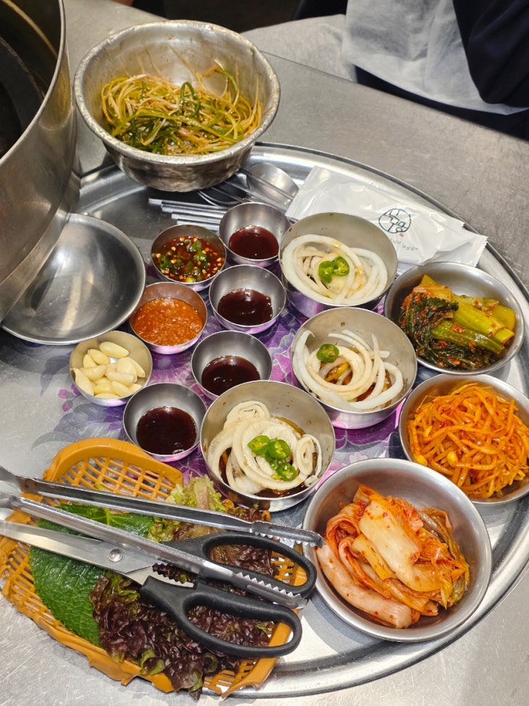  구미 진평동 솥뚜껑 미나리 삼겹살 맛집 목구멍
