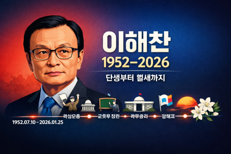  전 국무총리 이해찬(1952~2026) 그를 추모하며 출생부터 별세까지