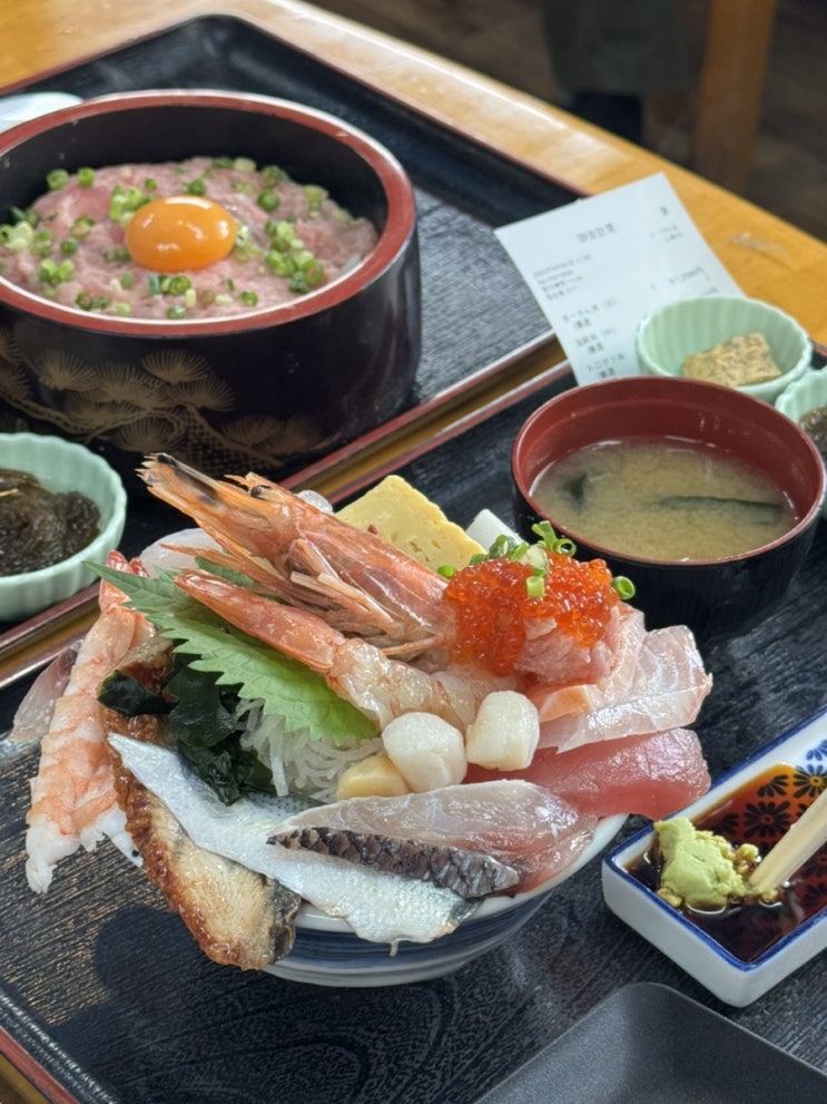  일본 오키나와여행 주차가능한 나하공항근처 카이센동맛집 우오마루