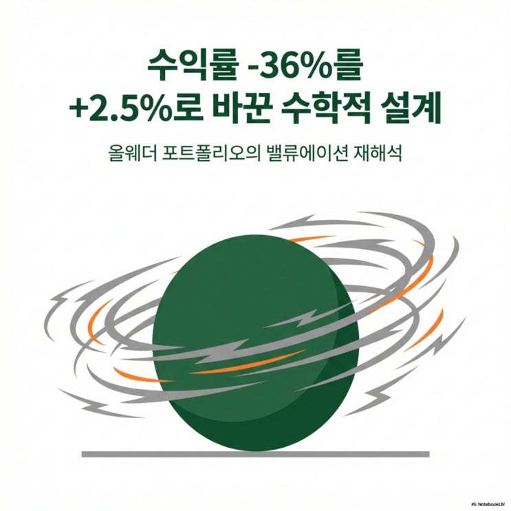  수익률 -36%를 +2.5%로 바꾼 수학적 설계, 올웨더 포트폴리오의 밸류에이션 재해석