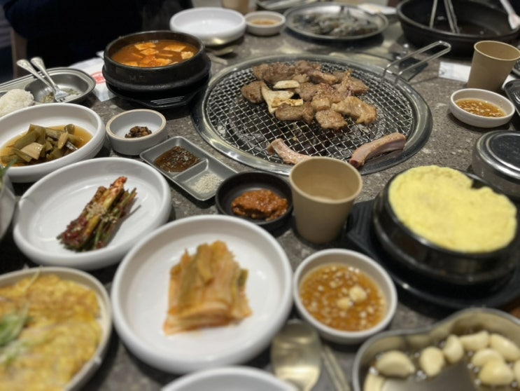  갈마동맛집 갈비만 대전점 돼지목심 양념갈비+키즈존 완벽 가족고기집