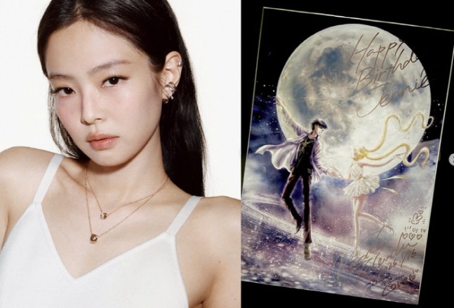   “세계관이 뚫렸다” 블랙핑크 제니, ‘세일러문’ 원작자가 직접 그린 생일 선물 정체는?