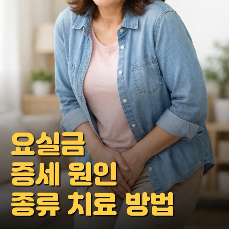 요실금 증세 원인 종류 치료 방법
