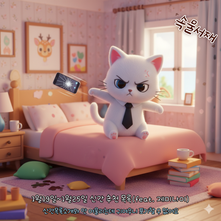  2026년 1월 4째주 신간 목록(feat. 제미나이)