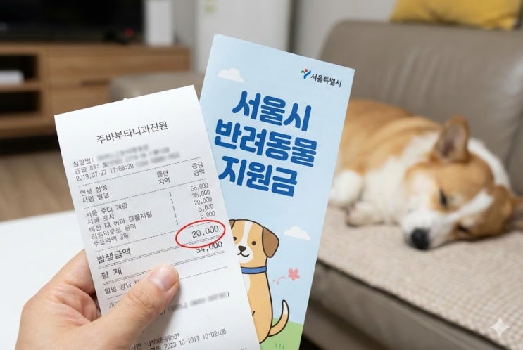  서울 사는데 반려동물 병원비 부담? 이 지원금 확인하세요