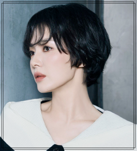 송혜교 송지효 여자 짧은 숏컷, 4050대 여성 숏컷 단발 헤어스타일