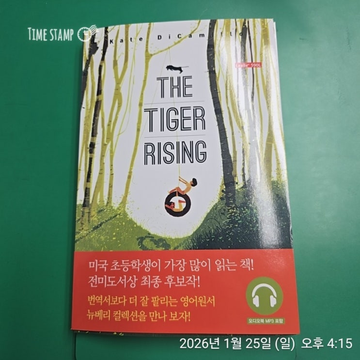  The Tiger Rising 뉴베리 수상작 노블 영어원서 추천 엄마표영어 렉사일 500L