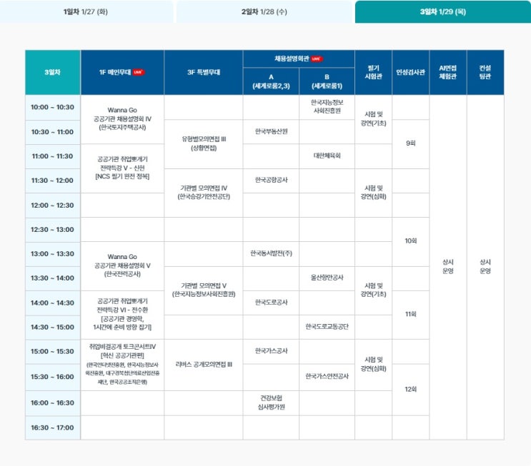  ️공기업 준비한다면? 2026년 공공기관채용박람회 내일부터 시작!