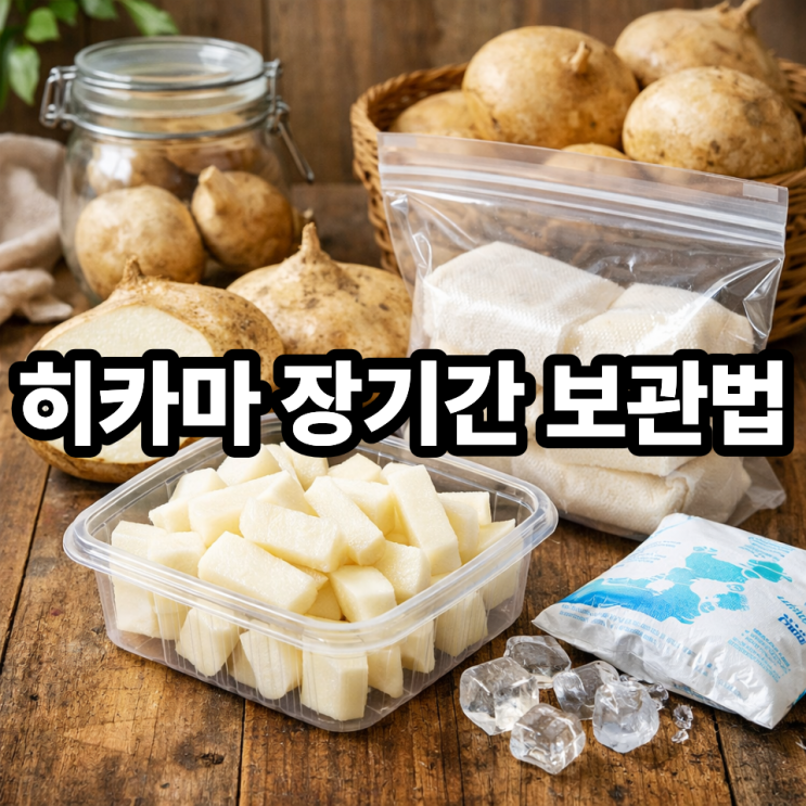  히카마 보관법｜신선함 오래 유지하는 방법 총정리