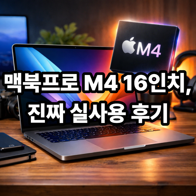   맥북프로 M4 16인치 사용후기 – 실사용자가 말하는 장단점!