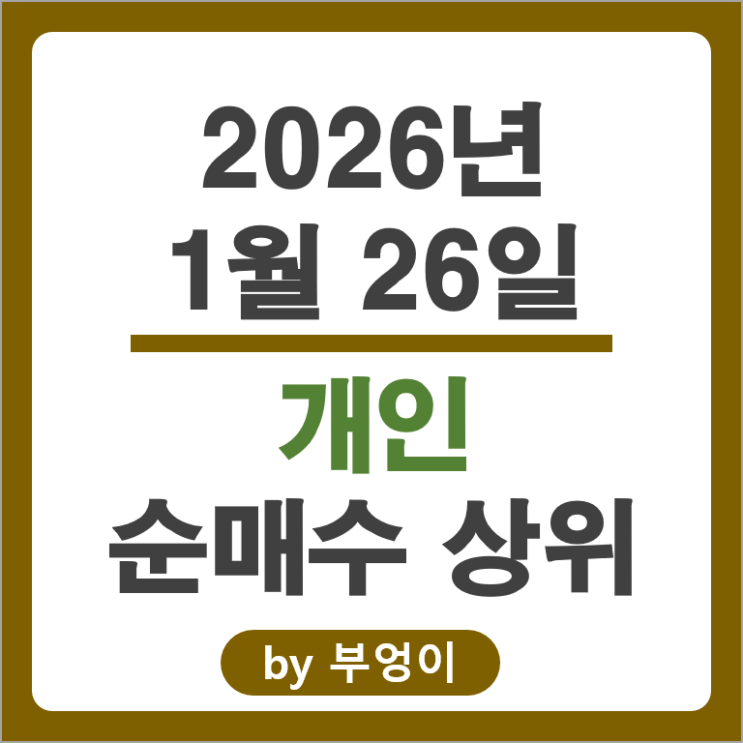 개인 순매수 주식 SK하이닉스 삼성전자 현대자동차 두산에너빌리티 주가