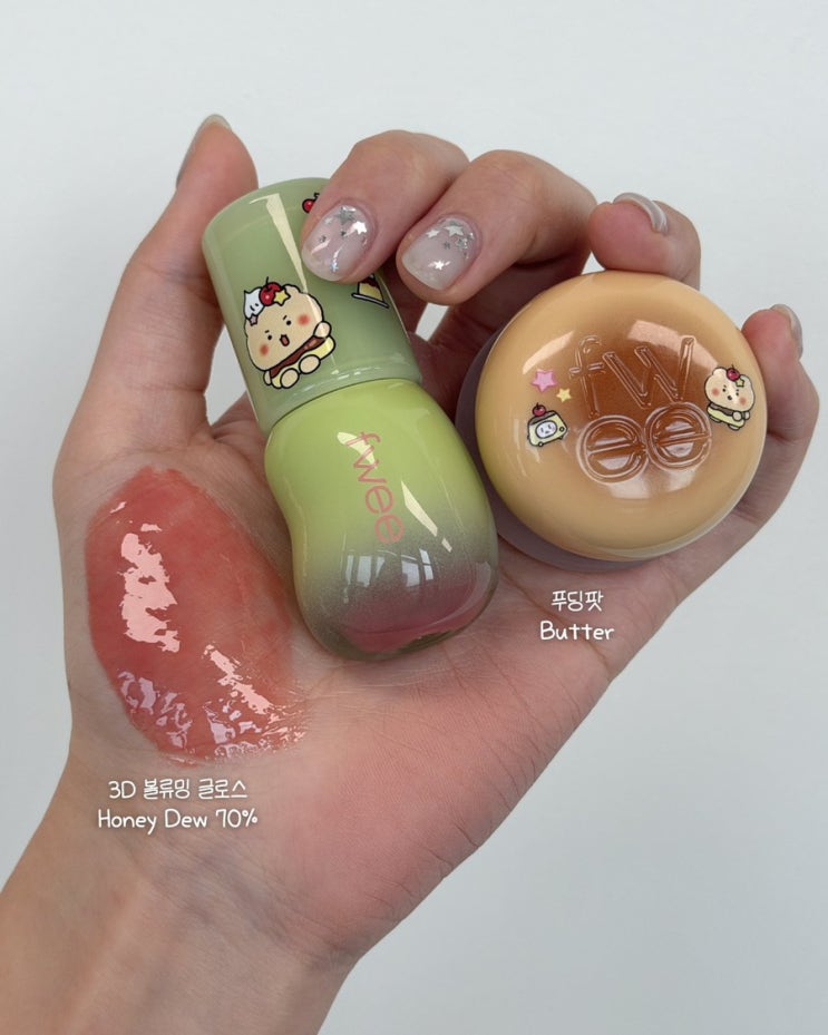  퓌 망그러진곰 퓌 망곰 콜라보 4가지 증정품 (푸딩팟,글로스,립밤,쿠션) 올리브영