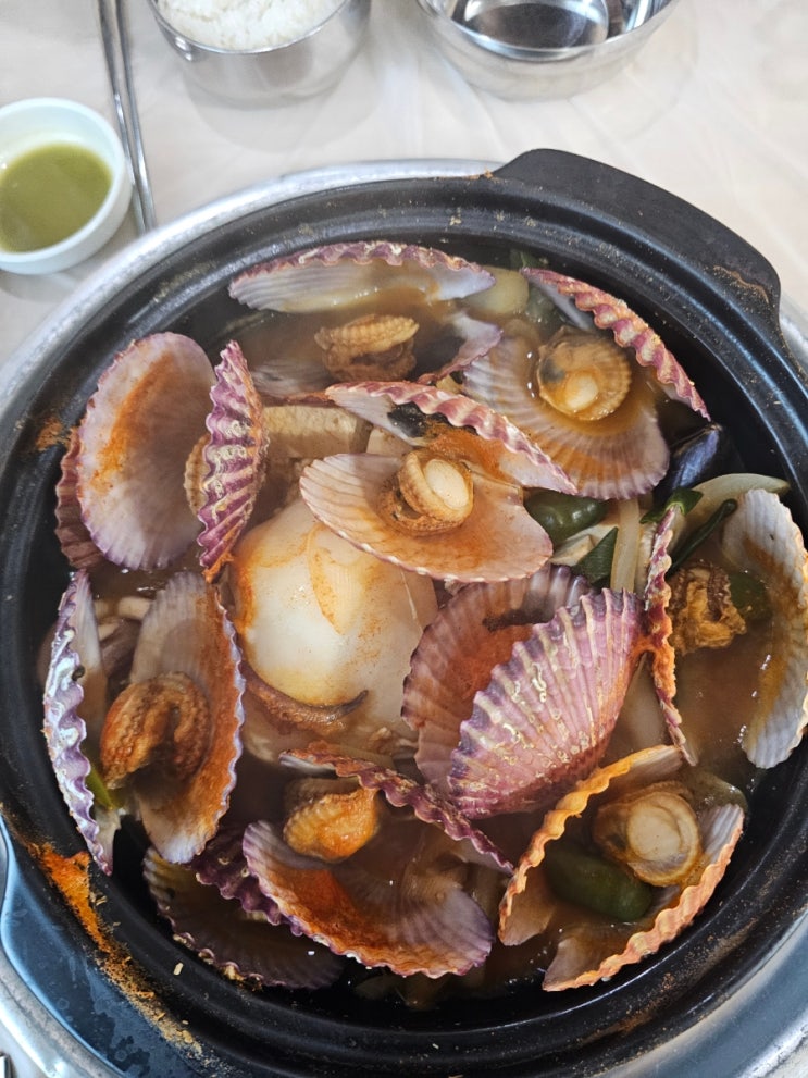  항만식당 해물뚝배기 거제해물탕 원조 거제장승포맛집 블루리본 후기
