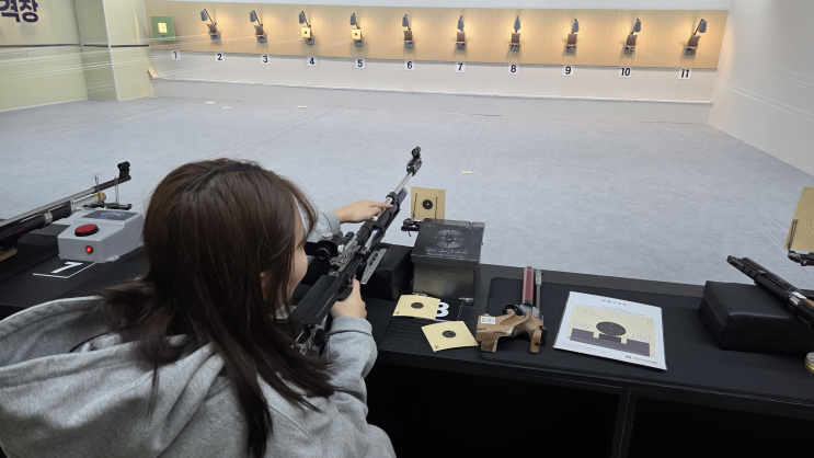  화성사격장 1동탄 케이한국사격아카데미 실내사격 이색데이트