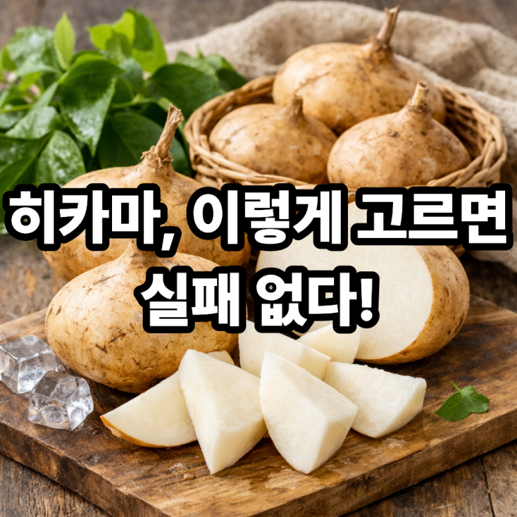  히카마 구매 팁 총정리｜신선한 히카마 고르는 법부터 보관법까지