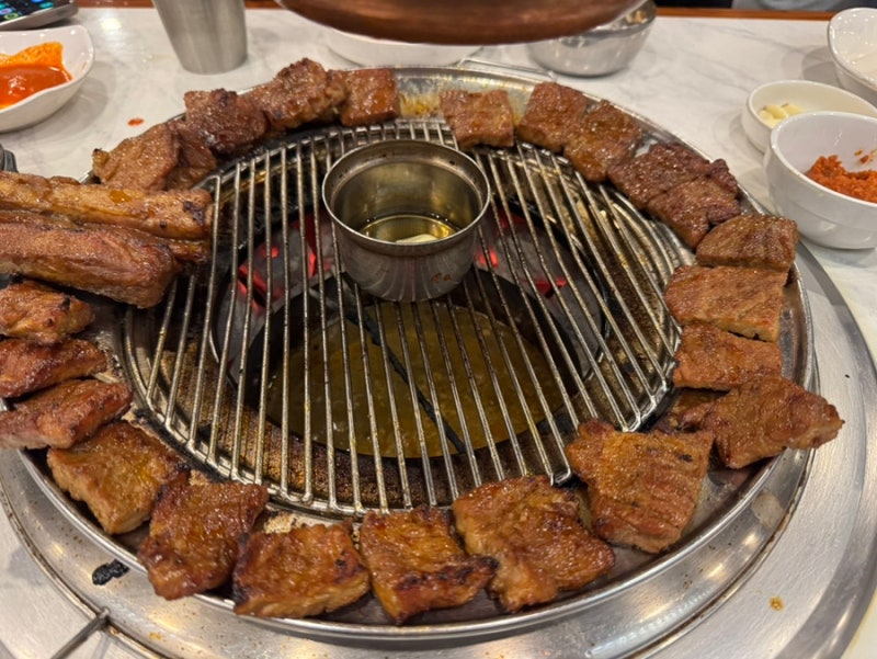 냉면주는 갈비 찐맛집 흥부골 숯불돼지 왕갈비 영등포 맛집