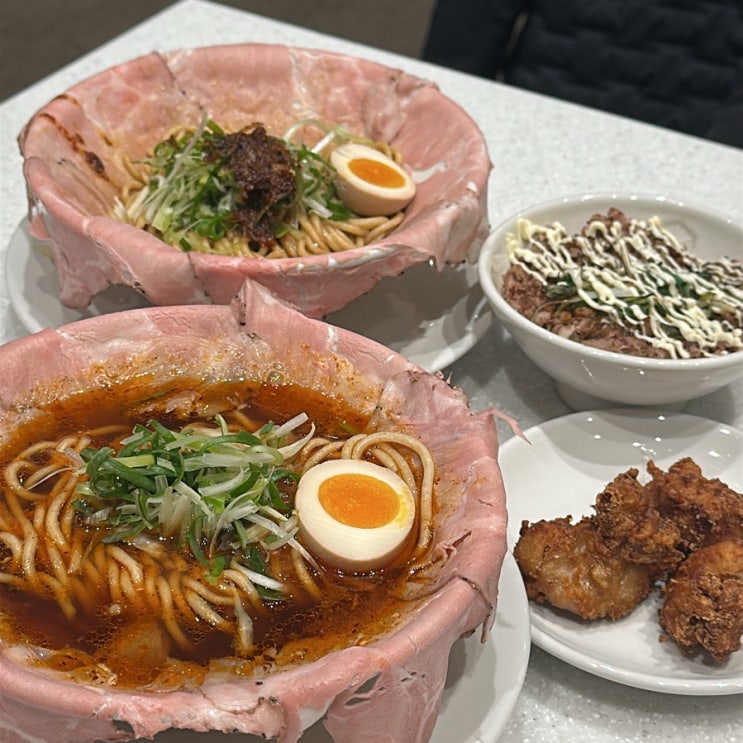  판교역맛집 든든했던 한 끼, 더 라멘 워 feat. 판교 현대백화점 무료 주차 시간