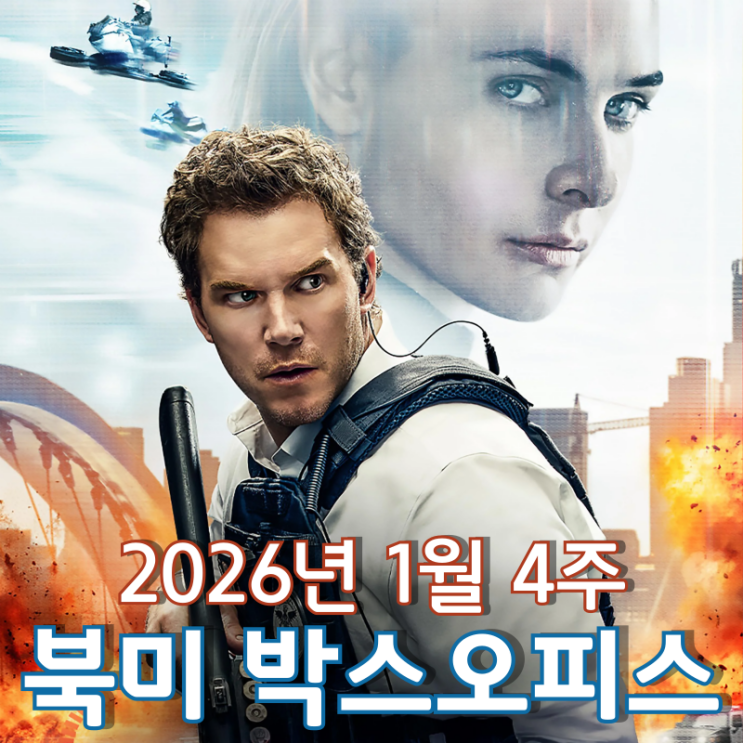  [2026년 1월 4주 북미 박스오피스] 아바타를 제치고 정상에 등극한 리얼타임 스릴러