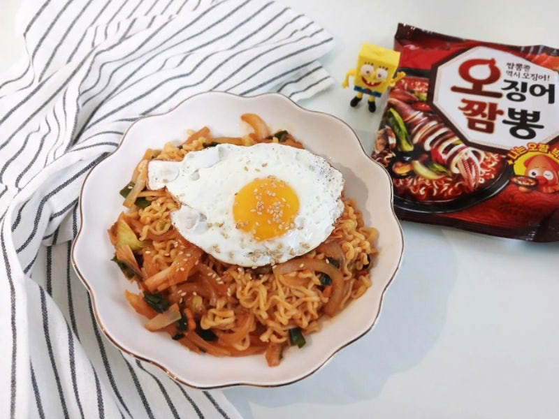 농심 오징어짬뽕 볶음면 레시피 만들기