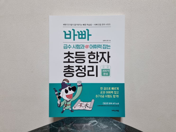  바빠 급수 시험과 어휘력 잡는 초등한자총정리로 초2 아이 한자 공부 시작했어요