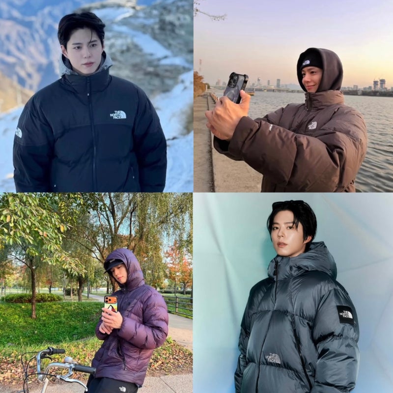 朴寶劍穿搭！The North Face 冬季人氣 Nuptse 羽絨外套穿搭資訊