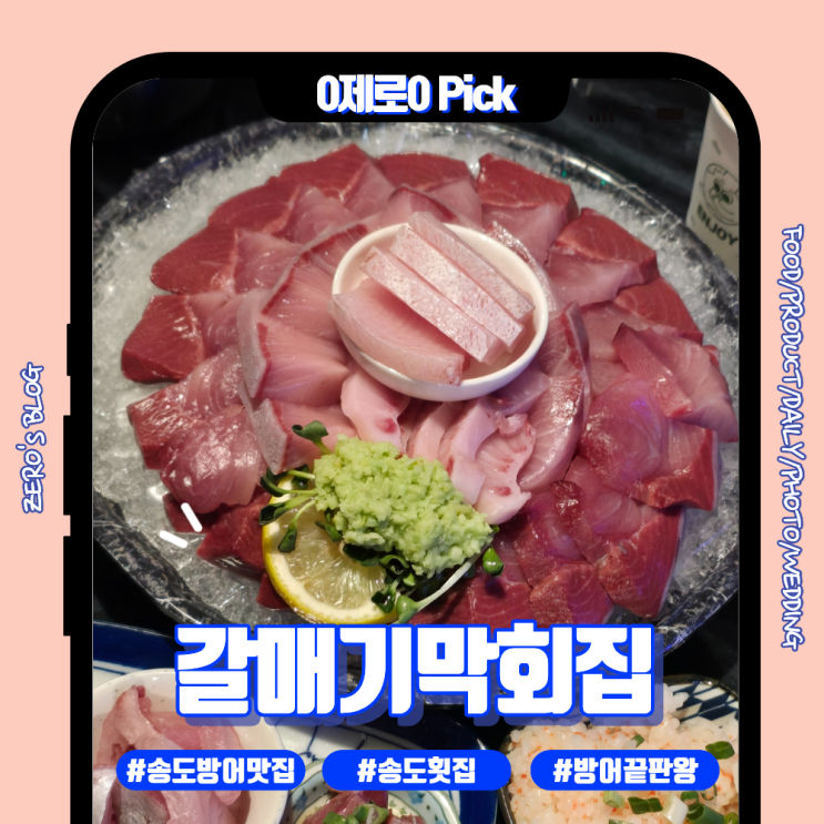  송도 방어 제일 맛있는 집｜송도 횟집 갈매기 막회집 단새우회까지